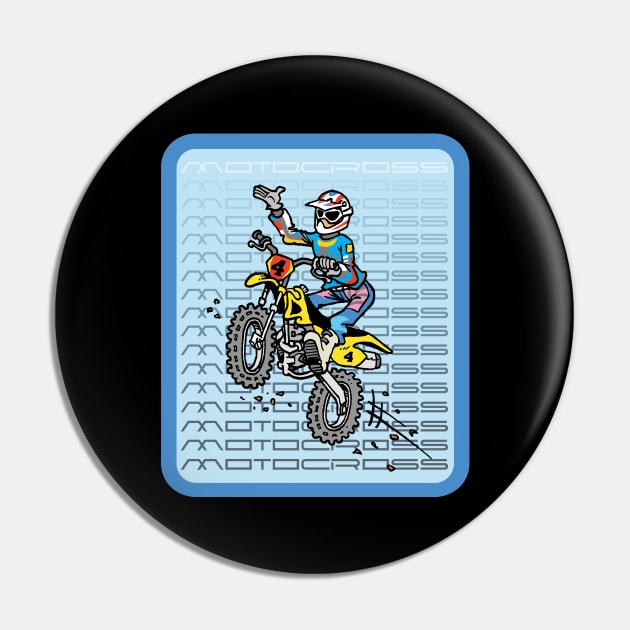 The Art of Motocross Pin by Vick Debergh