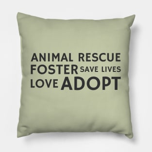 Animal Rescue Pillow