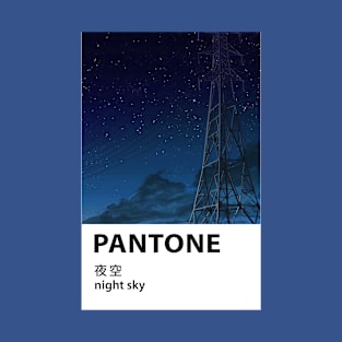 Anime Aesthetic Pantone T-Shirt