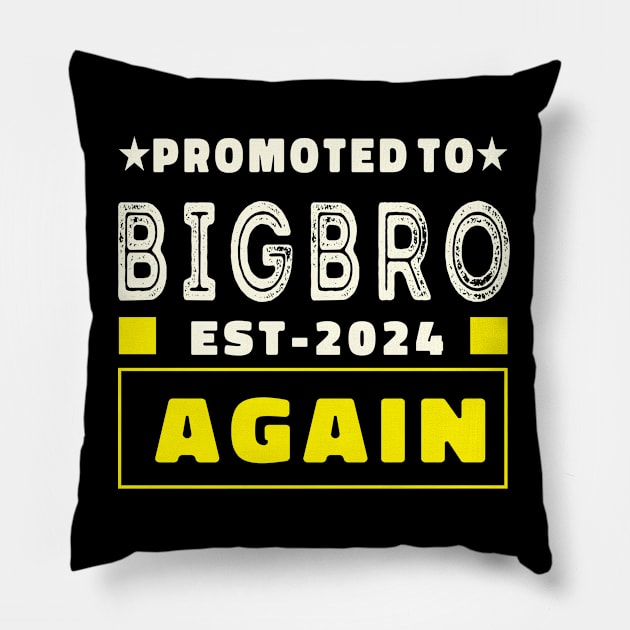 promoted to big brother 2024 Pillow by NIKA13