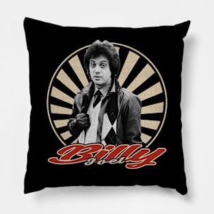 Vintage 80s Billy Joel Pillow