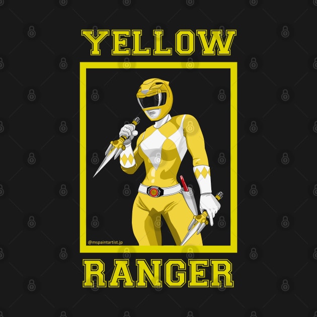 Trini Yellow Ranger by Zapt Art