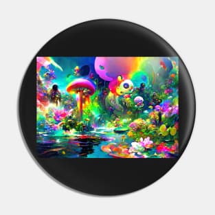 Color Globs | Rainbow Lilypads Pin