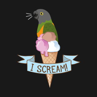 Senegal Parrot Ice Cream T-Shirt