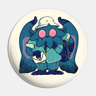 Mothman Mailman Pin