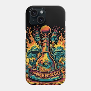 Retro Record Player Psychedelia Phone Case