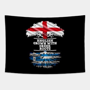 English Grown With Greek Roots - Gift for Greek With Roots From Greece Tapestry