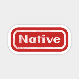 Funny Native American Knock-off Design Magnet