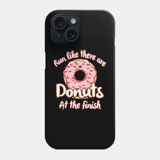 Running donuts food runner cute sports Phone Case