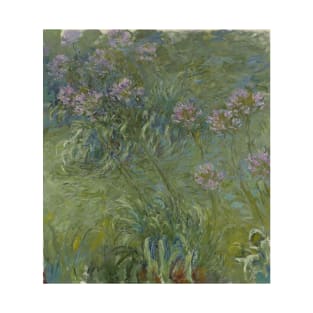 Agapanthus by Claude Monet T-Shirt