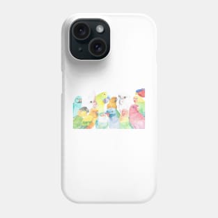 Special 2022 - parrots watercolor portrait Phone Case