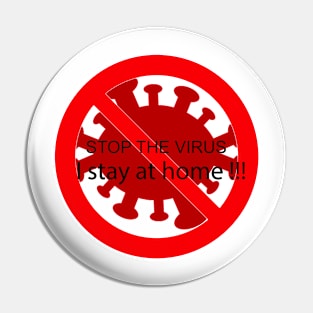 STOP the Virus Pin