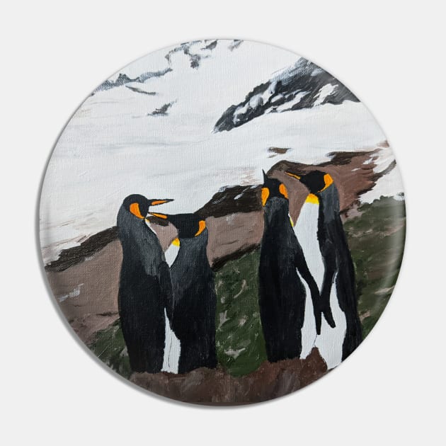 Penguin Print Pin by PaintstopbyNandini