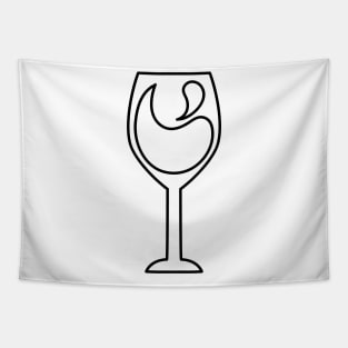 Wine Glass Tapestry