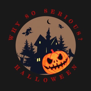 Halloween scary Pumpkin, Haunted House T-Shirt