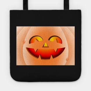 Halloween pumpkin cuqui in the foreground Tote