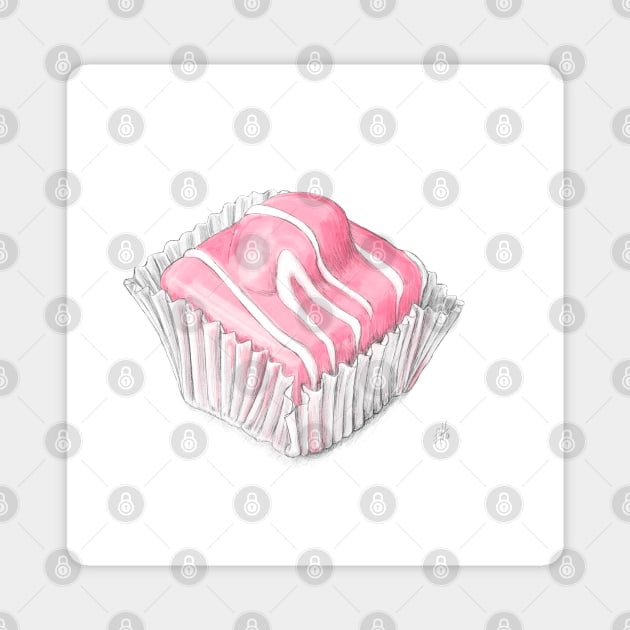 Fondant Fancy Magnet by sophiedesigns