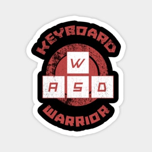 Keyboard Warrior (Red) Magnet