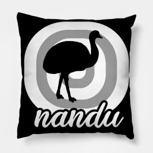 Nandu Vogel Design Besitzer Farm Futter Pillow