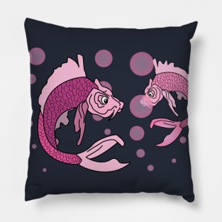 Family of fishes Pillow