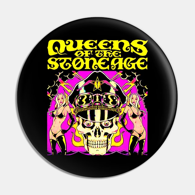 Queens of the stone age Pin by CosmicAngerDesign