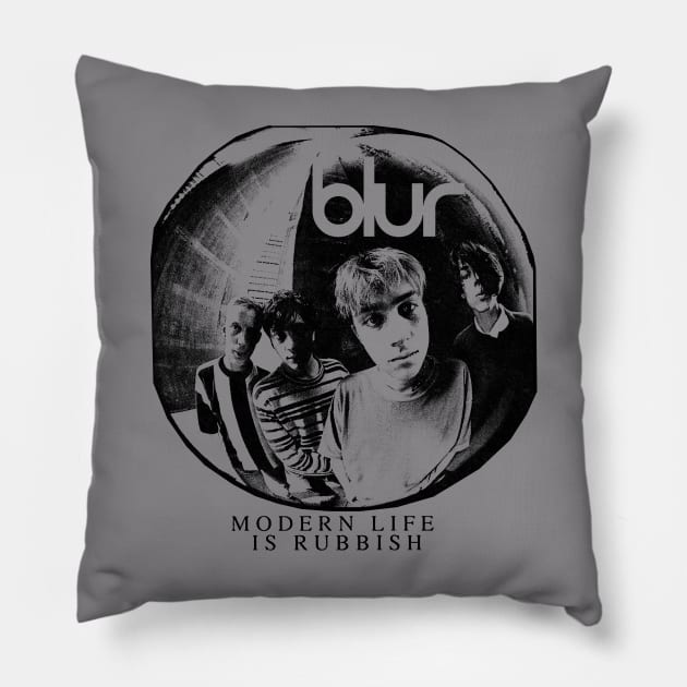 80s 90s Blur Band Pillow by HARDER.CO