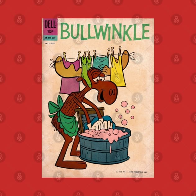 Bullwinkle Comic Book "Laundry Day" by offsetvinylfilm