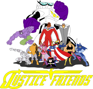 JUSTICE FRIENDS Magnet