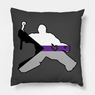 Field Hockey Goalie: Demisexual Pride Pillow