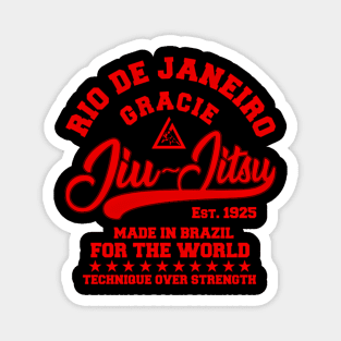 Gracie Jiu-Jitsu Technique Over Strength Magnet