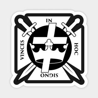 In Hoc Signo Vinces | Knights Templar Crusader Seal Magnet