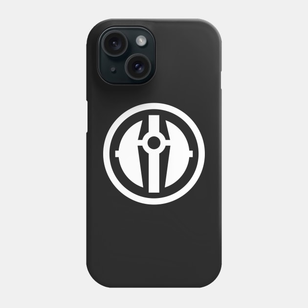 Darth Revan Emblem in White Phone Case by HelveticaHero