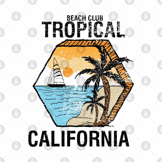 tropical California  Beach club by SSSD