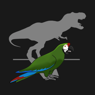 T-rex Military Macaw T-Shirt