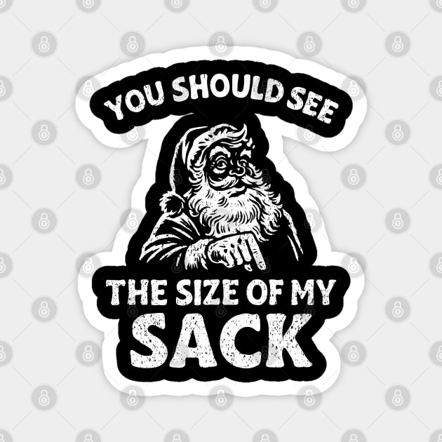 You Should See The Size Of My Sack Magnet by Anticorporati