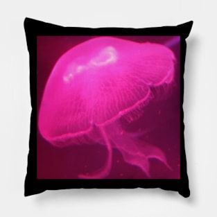 Pink Jellyfish Pillow