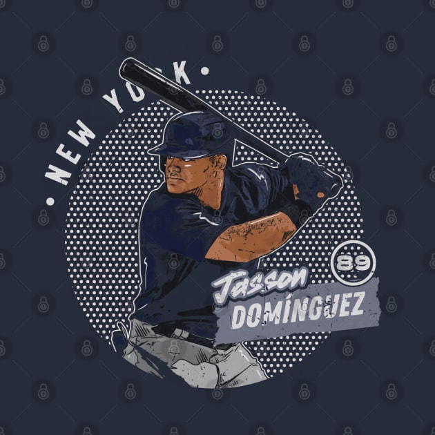 Jasson Dominguez New York Y Dots by Jesse Gorrell