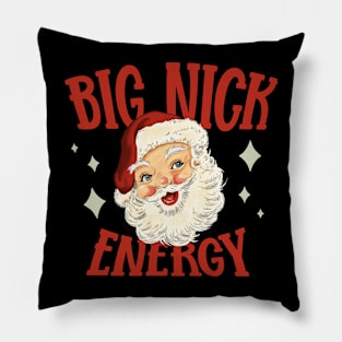 Big Nick Santa Energy Retro Santa Xmas Christmas Trendy 2022 Pillow