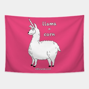 Llamacorn Hot Pink! Tapestry