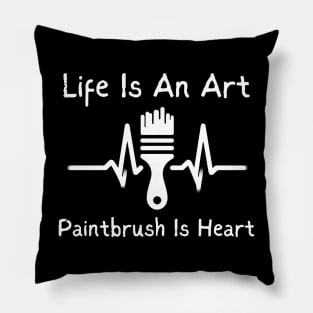 Artist heartbeat Pillow