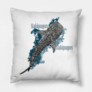 Tiburón Ballena Islas Galápagos Pillow