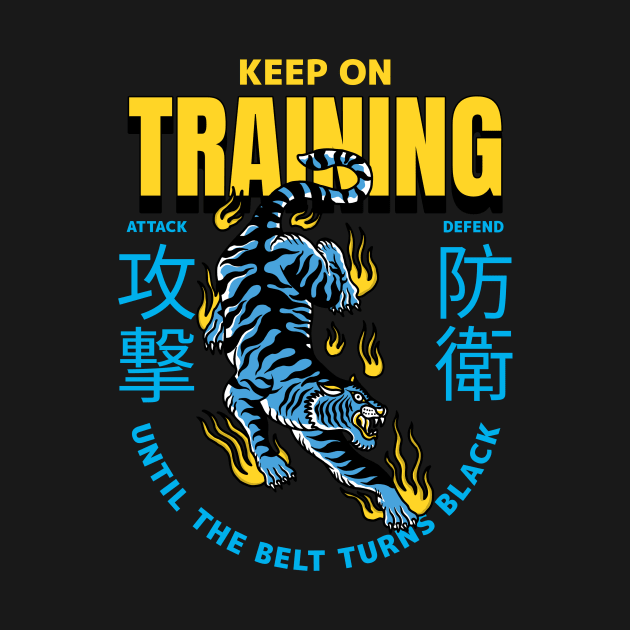 Keep training until the belt turns black by Turtokart