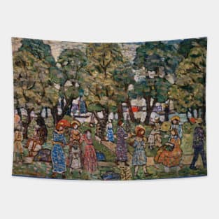 Under the Trees by Maurice Brazil Prendergast Tapestry