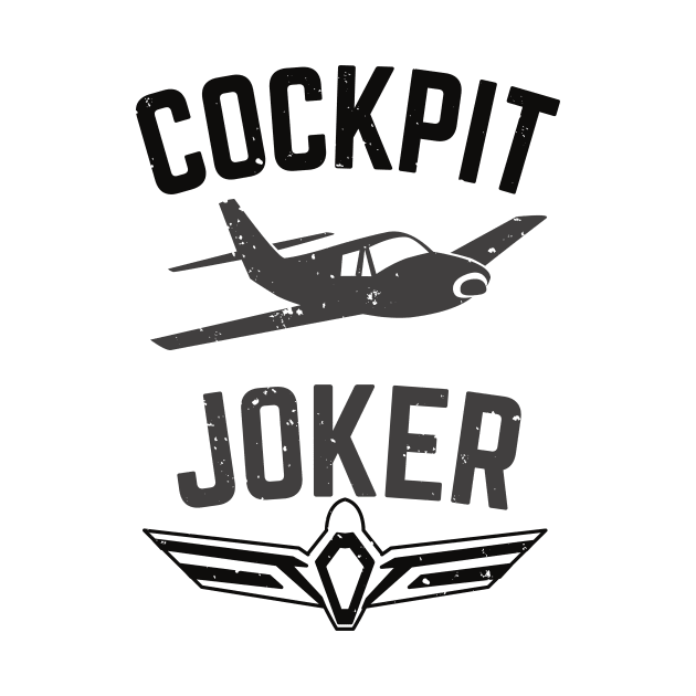 Pilot Airplane Aviator Cockpit Flying Fun by Foxxy Merch