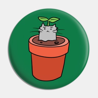 Cat Planter Pin