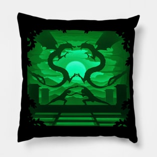 Dancing Dragon (alt) Pillow