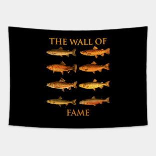 The Trout fish wall of fame Tapestry