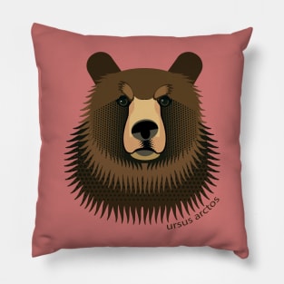 grizzly bear Pillow