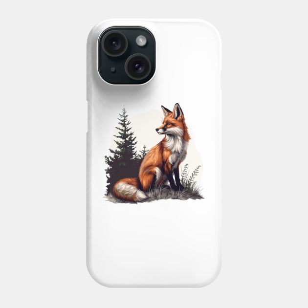 Fox Lovers Phone Case by zooleisurelife