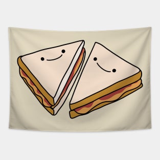 Friendly Sandwiches Tapestry